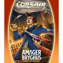 Amager Corsair Dryhopped West Coast IPA Untappd 3,53  - Fish & Beer