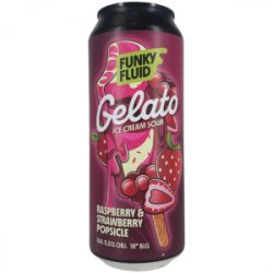 Funky Fluid  Gelato: Raspberry Strawberry Popsicle 50cl - Beermacia