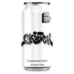 One Drop Brewing Sketch Pastry Stout 440ml - The Beer Cellar