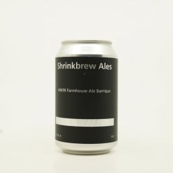 Shrinkbrew #9899 Farmhouse Ale Barrique 0.33l - Biertipp