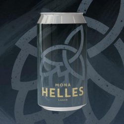 Bragdy Mona Helles Lager 4,2% 440ml can - Stori Beer & Wine