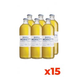 Moretti Filtrata a Freddo 55cl - Cassa da 15 bottiglie - Bottle of Italy