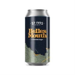 St Ives Brewery Helles Mouth Cornish Lager 4% 440ml - Drink Finder