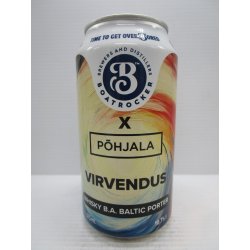 Boatrocker x Pohjala - Virvendus Whisky BA Baltic Porter 10.7% 375ml - Grape & Grain