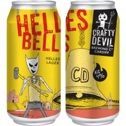 Crafty Devil Helles Bells Helles Lager 4% 440ml Can - Stori Beer & Wine