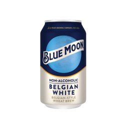 BLUE MOON® — NON-ALCOHOLIC BELGIAN-STYLE WHEAT BREW, 6 PACK - Minus Moonshine