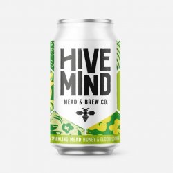 Hive Mind Honey & Elderflower Sparkling Mead 3.4% 330ml Can - Stori Beer & Wine