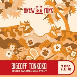 BREW YORK BREWERY Biscoff Tonkoko (KEYKEG) 7.5% - Beer Paradise