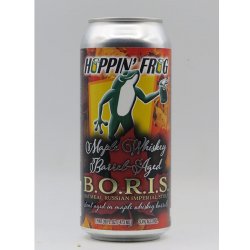 Hoppin' Frog - Maple Whiskey Barrel-Aged B.O.R.I.S. The Crusher - DeBierliefhebber