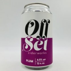 Offset Plum Cider Can - Bottleworks