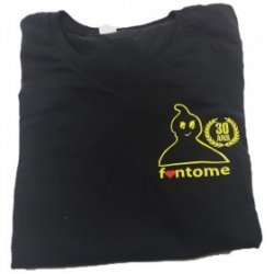 Fantome T-Shirt Black - Yellow "30 Ans" L "V" (Women) - Etre Gourmet