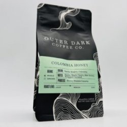 Outer Dark Colombia Honey Medium Roast Coffee 12oz Bag - Bottleworks