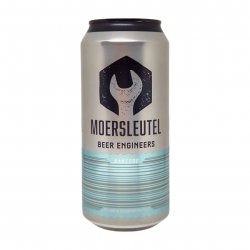 Moersleutel Craft Brewery Barcode: Silver & Aquamarine