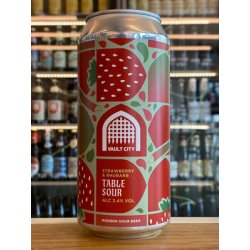 Vault City Brewing Strawberry & Rhubarb Table Sour Vault City Brewing Strawberry & Rhubarb Table Sour