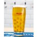Round Corner RCB Frisby Pint Glass 
