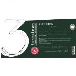 3 Fonteinen Oude Kriek 375ML - Bine & Vine