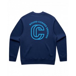 Round Corner RCB Impossible C Sweatshirt - Cobalt - Round Corner Brewing