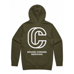 Round Corner Impossible C Hoodie - Army - Round Corner Brewing