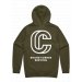 Round Corner Impossible C Hoodie - Army 