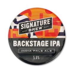 Signature Brew Signature Pumpclip Backstage RoundMet - Ales & Co.