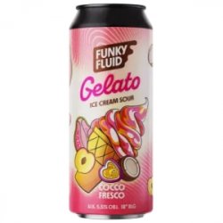 FUNKY FLUID GELATO: COCCO FRESCO  Ice Cream Sour  Passionfruit Pink Guava Peach Coconut - Sklep Impuls