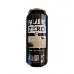 À labri de la Tempête - Palabre Zero - 473ml - La Bière à Boire