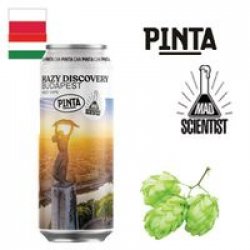 Pinta  Mad Scientist - Hazy Discovery Budapest 500ml CAN - Drink Online - Drink Shop