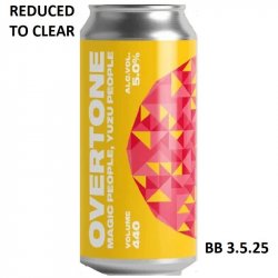 OVERTONE BREWING CO Magic People Yuzu People 5.0% - Beer Paradise