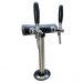 Columna de acero inoxidable para nevera con 2 salidas - sin grifos Columna de acero inoxidable para nevera con 2 salidas - sin grifos