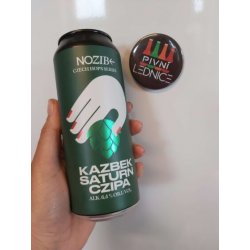 Nozib CZECH HOPS CZIPA Kazbek + Saturn 14°6,4% 0,5l - Pivní lednice