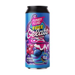 Funky Fluid Free Gelato Berries & Cream 500ml - Funky Fluid