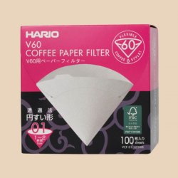 Filtros V60 01 sin blanquear  Hario - Super by dot