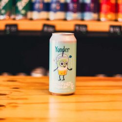 Yonder Brewing Mango Matcha Latte