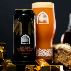 Vault City - 24K Gold - 8% Maple Caramel Carrot Cake Sour - 440ml Can - The Triangle