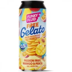 Funky Fluid Free Gelato: Passionfruit, Mango & Peach