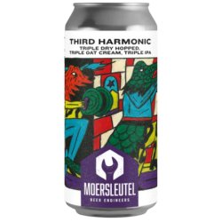 Moersleutel x Overtone Collab Third Harmonic Triple Oat Cream TIPA 440ml (9%) - Indiebeer