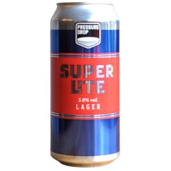 Pressure Drop Super Lite American Rice Lager 440ml (3.8%) - Indiebeer