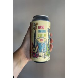 Burning Sky Brewery Bass Drums Guitar