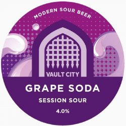 VAULT CITY BREWING Grape Soda Session Sour (KEGSTAR) 4.0% - Beer Paradise