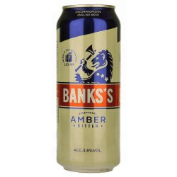 Banks's Amber Bitter Can - Beers of Europe