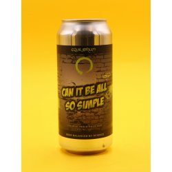 Equilibrium Brewery Can It Be All So Simple