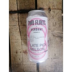 Two Flints Late Pick Nelson 7% (440ml can) - waterintobeer