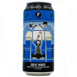 Frontaal X Bravoure X Folkingebrew  Great Minds - Rebel Beer Cans