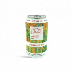 UNTITLED ART Orange Peel Wit Non-Alcoholic Beer - 12oz - Proofnomore