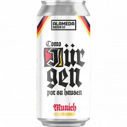 Cerveza Alameda Beer Como Jurgen Por Su Hausen 5,2° G.L. 473 CC - Cervezas del Sur