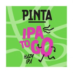 IPA To GO: Hazy IPA (Citra, El Dorado, Motueka, Talus)  Pinta - Manoalus