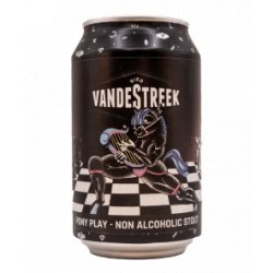 Van de Streek  Pony Play  Stout - Alcoholvrij Bierhuis