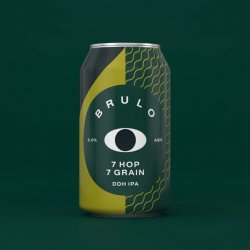 Brulo, 7 Hop 7 Grain DDH IPA, Alcohol Free IPA, 0.0%, 330ml - The Epicurean