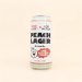 Hop Nation x Fancy Hanks Peach Lager Can 440mL 