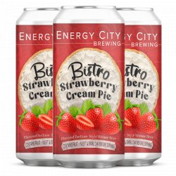 Energy City Bistro Strawberry Cream Pie - The Open Bottle